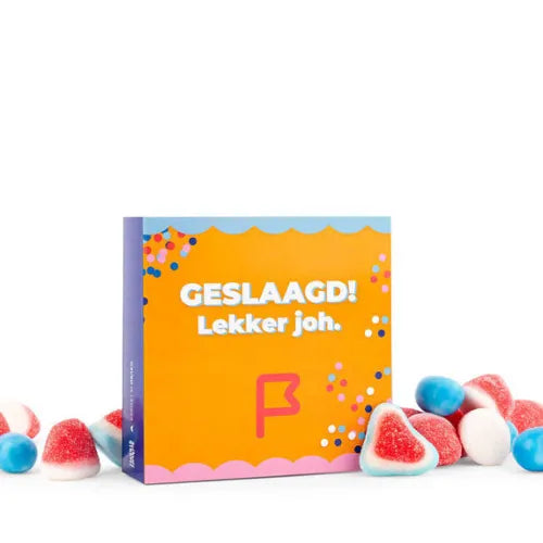 Bikkels snoepjes - Geslaagd! Lekker joh. (Op=Op)