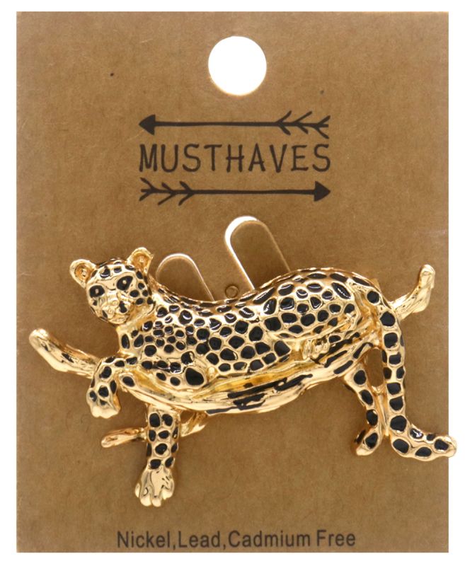 Gouden Luipaard Broche (5 cm)