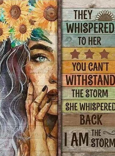 Diamond Painting Girl Quote 50x40 cm | Empowerment cadeau voor haar