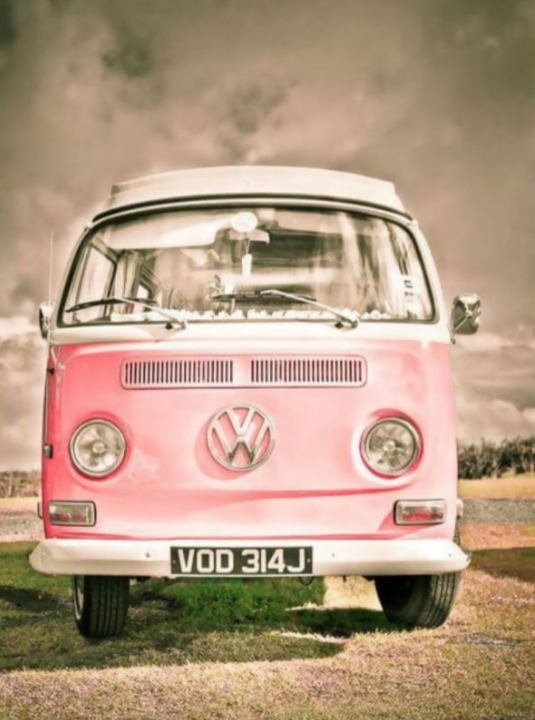 Diamond Painting VW Bus 40x30 cm | Retro cadeau voor autoliefhebbers