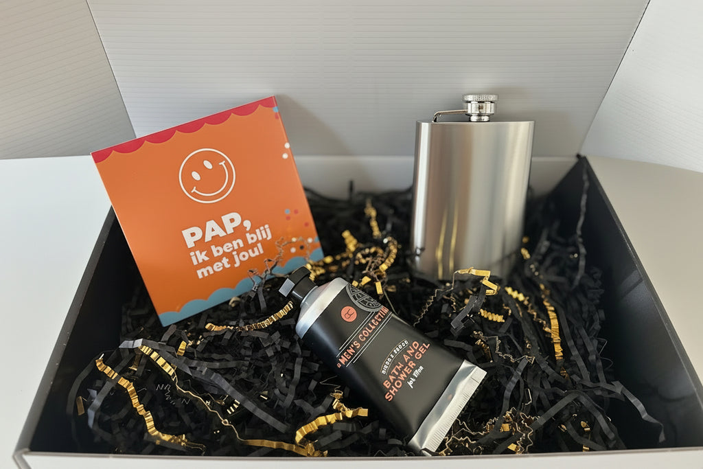 Cheers Cadeaupakket Man – Heupfles & Douchegel 🥃
