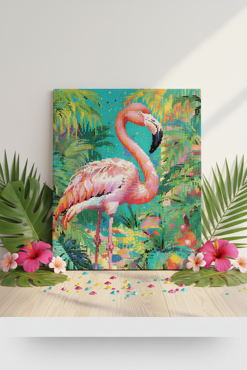 Diamond Painting Flamingo Pinterest