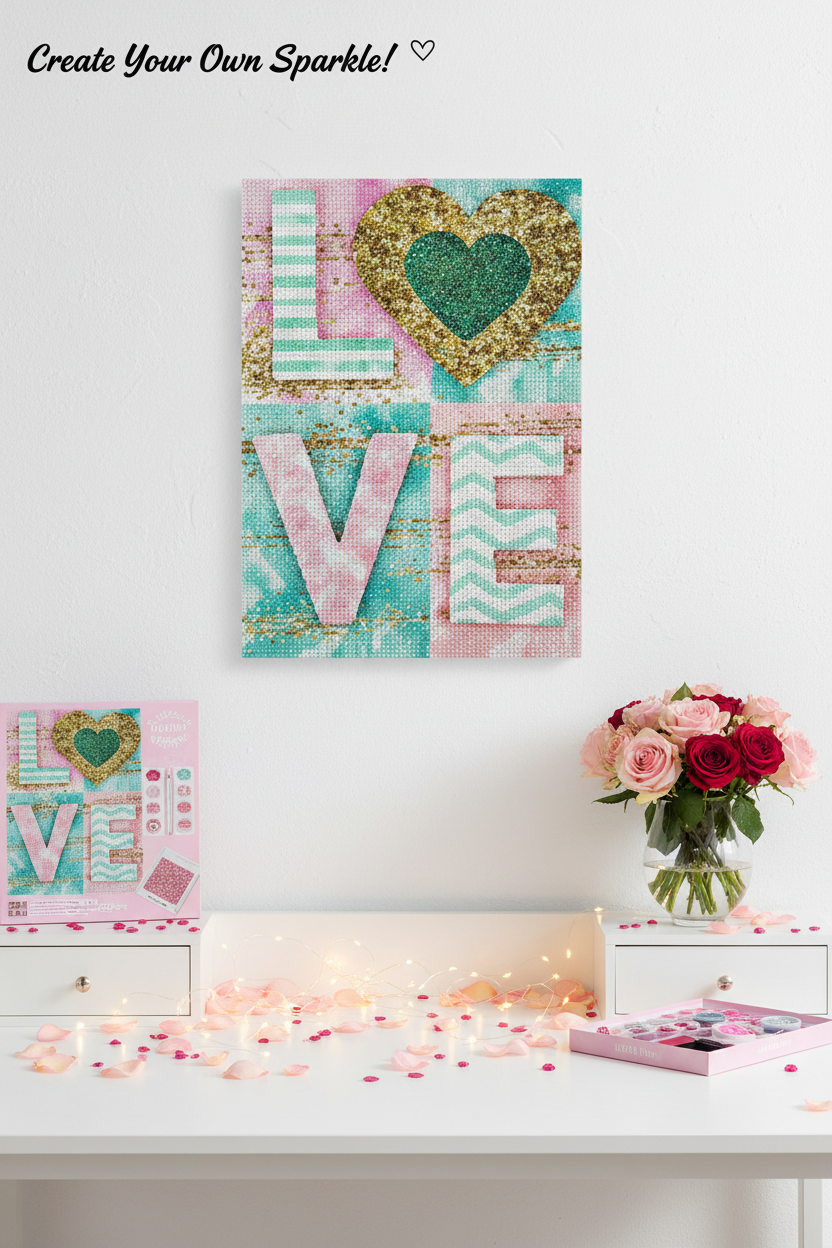 Diamond Painting Love Pinterest