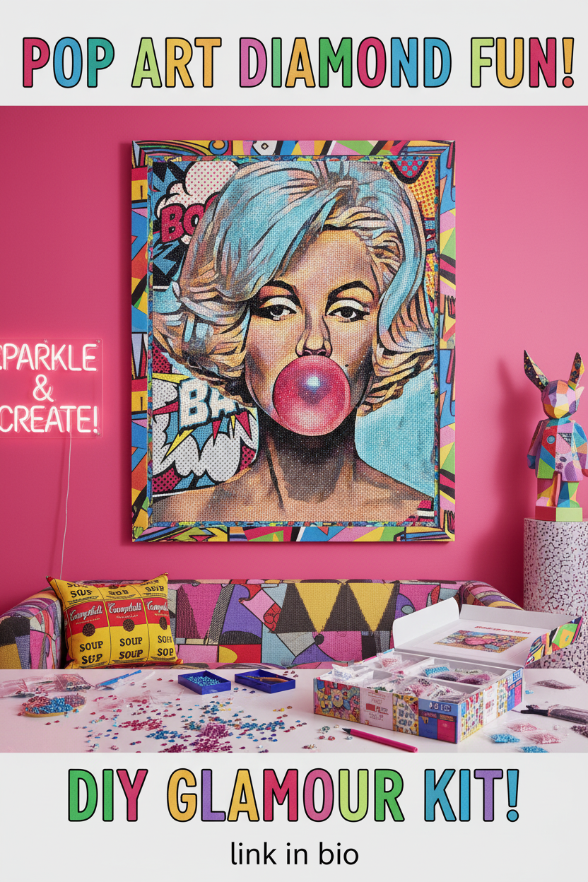 Diamond Painting Marilyn Pinterest