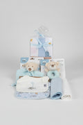 Uitgebreid Kraamcadeau Pakket (9-delig) - Interbaby Blauw Thema